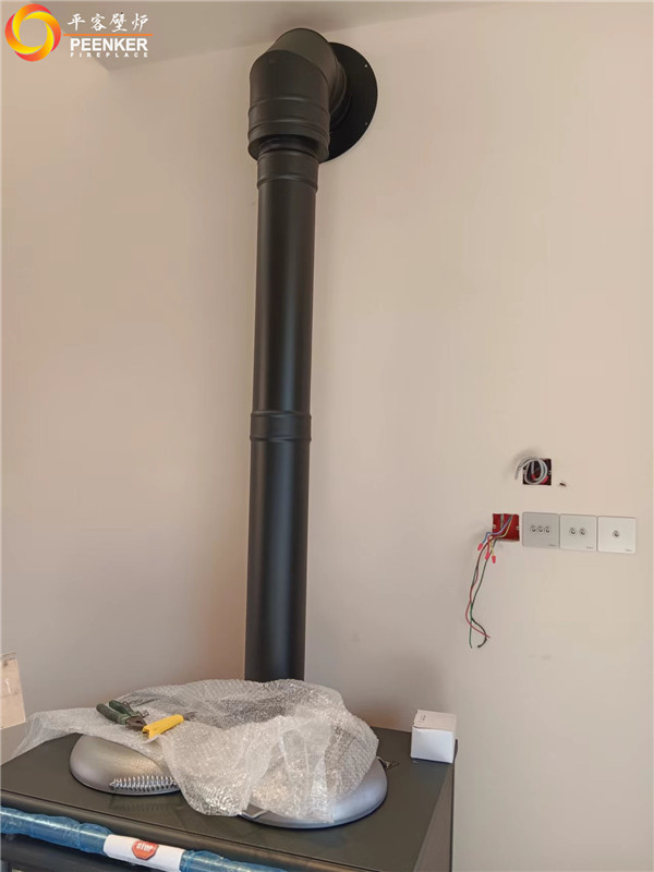 承德阿那亚金山岭别墅英国ESSE壁炉+风机安装