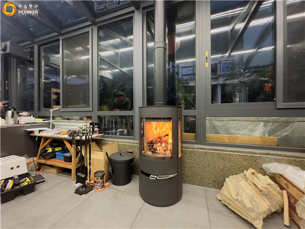 平客壁炉南京碧桂园别墅丹麦Aduro A17独立火炉安装.jpg