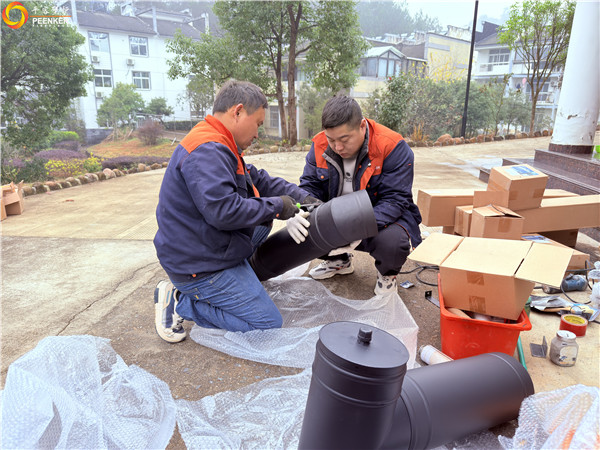 黄山北麓山庄别墅丹麦Aduro A17壁炉安装